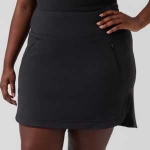 Athleta Fairway Golf Skort 18" Black XL